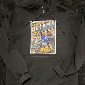 Black Graphic Hoodie